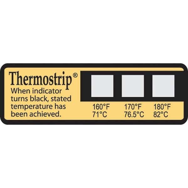 Irreversible Thermostrip Disinfect, PK 16